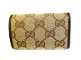 Photo2: GUCCI GG Brown Canvas and Leather 6 Pics Key Cases #9534 (2)