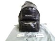 Photo1: BALENCIAGA Everyday Black Calf Leather Backpack Day Pack #9537 (1)