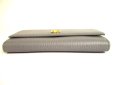 Photo5: GUCCI Marmont G Gray Leather Bifold Flap Long Wallet Purse #9541