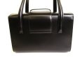 Photo2: Cartier Panthere de Cartier Black Leather Hand Bag Purse #9551 (2)