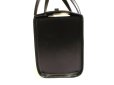 Photo3: Cartier Panthere de Cartier Black Leather Hand Bag Purse #9551