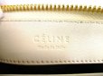 Photo10: CELINE White Leather Crossbody Bag Purse Trio Pouch Large #9556