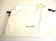 Photo12: CELINE White Leather Crossbody Bag Purse Trio Pouch Large #9556