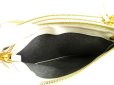 Photo8: CELINE White Leather Crossbody Bag Purse Trio Pouch Large #9556