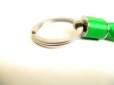 Photo3: BOTTEGA BENETA Intrecciato Green Leather Silver H/W Key Ring #9557