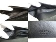 Photo9: PRADA Saffiano White Leather Bifold Long Flap Wallet #9563