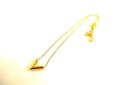 Photo12: LOUIS VUITTON Gold Plated Essential V Chain Necklace #9564