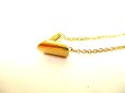 Photo3: LOUIS VUITTON Gold Plated Essential V Chain Necklace #9564