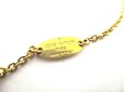 Photo9: LOUIS VUITTON Gold Plated Essential V Chain Necklace #9564