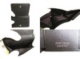 Photo9: Jimmy Choo Metal Stars Black Leather Trifold Wallet Compact Wallet #9568