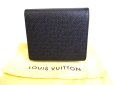 Photo1: LOUIS VUITTON Ardoise Taiga Leather Bifold Wallet #9572 (1)