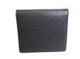 Photo2: LOUIS VUITTON Ardoise Taiga Leather Bifold Wallet #9572 (2)