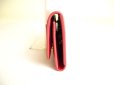 Photo3: PRADA Pink Saffiano Leather Ribbon Motif 4 Pics Key Cases #9577