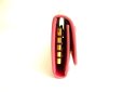 Photo4: PRADA Pink Saffiano Leather Ribbon Motif 4 Pics Key Cases #9577