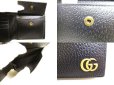 Photo9: GUCCI GG Marmont Black Leather Bifold Wallet Compact Wallet #9586