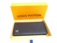 Photo12: LOUIS VUITTON Navy Blue Taiga Leather Long Wallet Brazza #9587