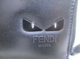 Photo12: FENDI Bugs Eyes Black Leather Round Zip Long Wallet #9590