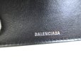 Photo10: BALENCIAGA Black Leather Trifold Cash Mini Wallet Purse #9591