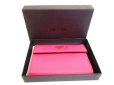Photo12: PRADA Peonia Pink Nylon Black Leather Bifold Wallet Purse #9592