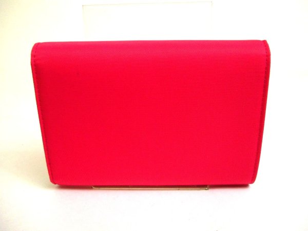 Photo2: PRADA Peonia Pink Nylon Black Leather Bifold Wallet Purse #9592