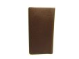 Photo2: LOUIS VUITTON Dark Brown Taiga Leather Long Bill Wallet #9595 (2)