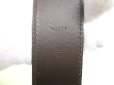 Photo9: LOUIS VUITTON Damier Leather LV Initial 40MM Belt Size M #9598