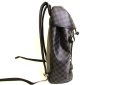 Photo3: LOUIS VUITTON Damier Graphite Leather Zack Backpack #9601
