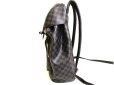 Photo4: LOUIS VUITTON Damier Graphite Leather Zack Backpack #9601