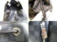 Photo8: LOUIS VUITTON Damier Graphite Leather Zack Backpack #9601