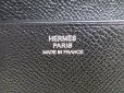 Photo10: HERMES Black Veau Epson Leather Card Case MC2 Card Holder #9607