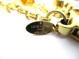 Photo10: LOUIS VUITTON Gold Metal Bag Charm Key Holder Sac Fleures du monogram #9609