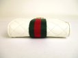 Photo5: GUCCI GG Marmont White Leather Bifold Wallet Compact Wallet #9611