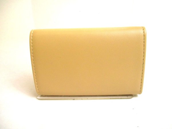Photo2: GUCCI Logo Beige Leather 6 Pics Key Cases #9626