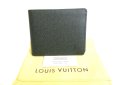 Photo1: LOUIS VUITTON Taiga Episea Leather Bifold Bill Wallet Purse #9634 (1)