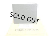 LOUIS VUITTON Taiga Episea Leather Bifold Bill Wallet Purse #9634