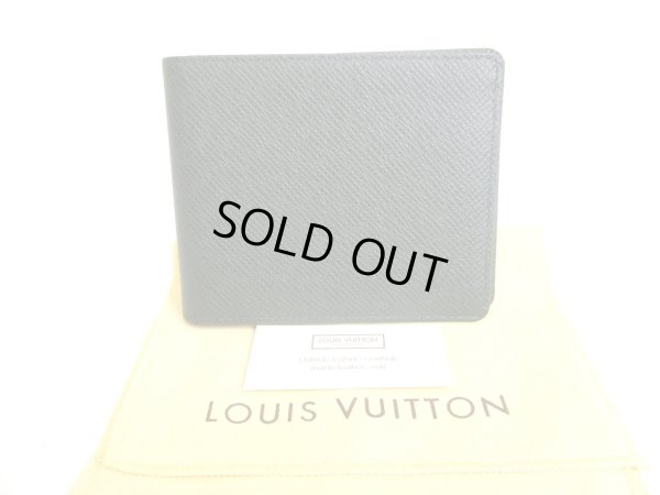 Photo1: LOUIS VUITTON Taiga Episea Leather Bifold Bill Wallet Purse #9634