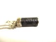 Photo4: LOUIS VUITTON Stainless Steel Monogram Eclipse Charms Necklace #9638