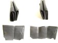Photo8: BALENCIAGA Dark Gray Leather Trifold Mini Wallet Classic #9653