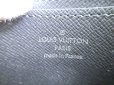 Photo10: LOUIS VUITTON Taiga Black Leather Zippey Coin Purse Vertical #9655