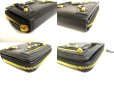 Photo7: BALENCIAGA Classic Black Leather Bifold Wallet Compact Wallet #9665
