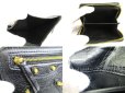 Photo9: BALENCIAGA Classic Black Leather Bifold Wallet Compact Wallet #9665
