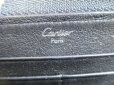 Photo10: Cartier Happy Birthday Blck Calf Leather Zippy Wallet Purse #9666