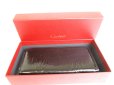 Photo12: Cartier Happy Birthday Blck Calf Leather Zippy Wallet Purse #9666