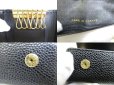 Photo9: CHANEL Black Caviar Leather 6 Pics Key Cases #9670