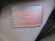 Photo10: LOUIS VUITTON Special Order Damier Brown Leather Belt Bag Gange #9680