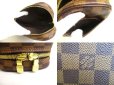 Photo9: LOUIS VUITTON Special Order Damier Brown Leather Belt Bag Gange #9680