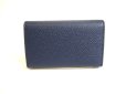 Photo2: BVLGARI Navy Blue Leather BVLGARIBVLGARI 6 Pics Key Cases #9681 (2)