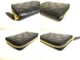 Photo7: GUCCI Guccissima Black Leather Round Zip Coin Purse #9685