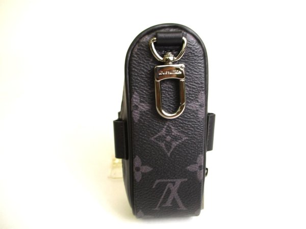 Photo2: LOUIS VUITTON Monogram Eclipse Andrews Golf Kit Golf Ball Case #9689