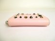 Photo5: Christian Louboutin Light Pink Leather Round Zip Coin Purse #9691